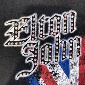 COPY - Elton John rhinestone graphic t shirt